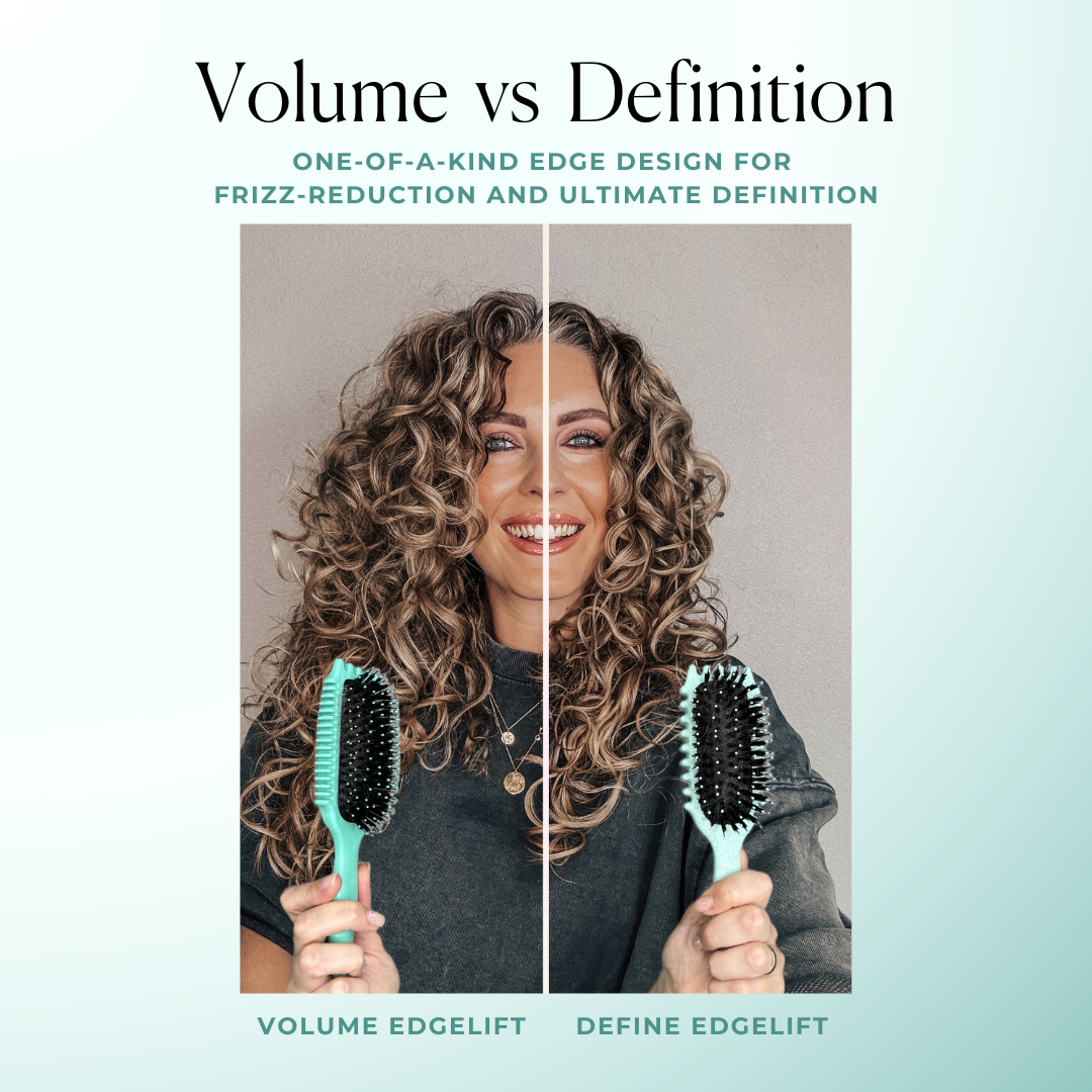Bounce Curl Volume EdgeLift Brush vs the Define EdgeLift Brush