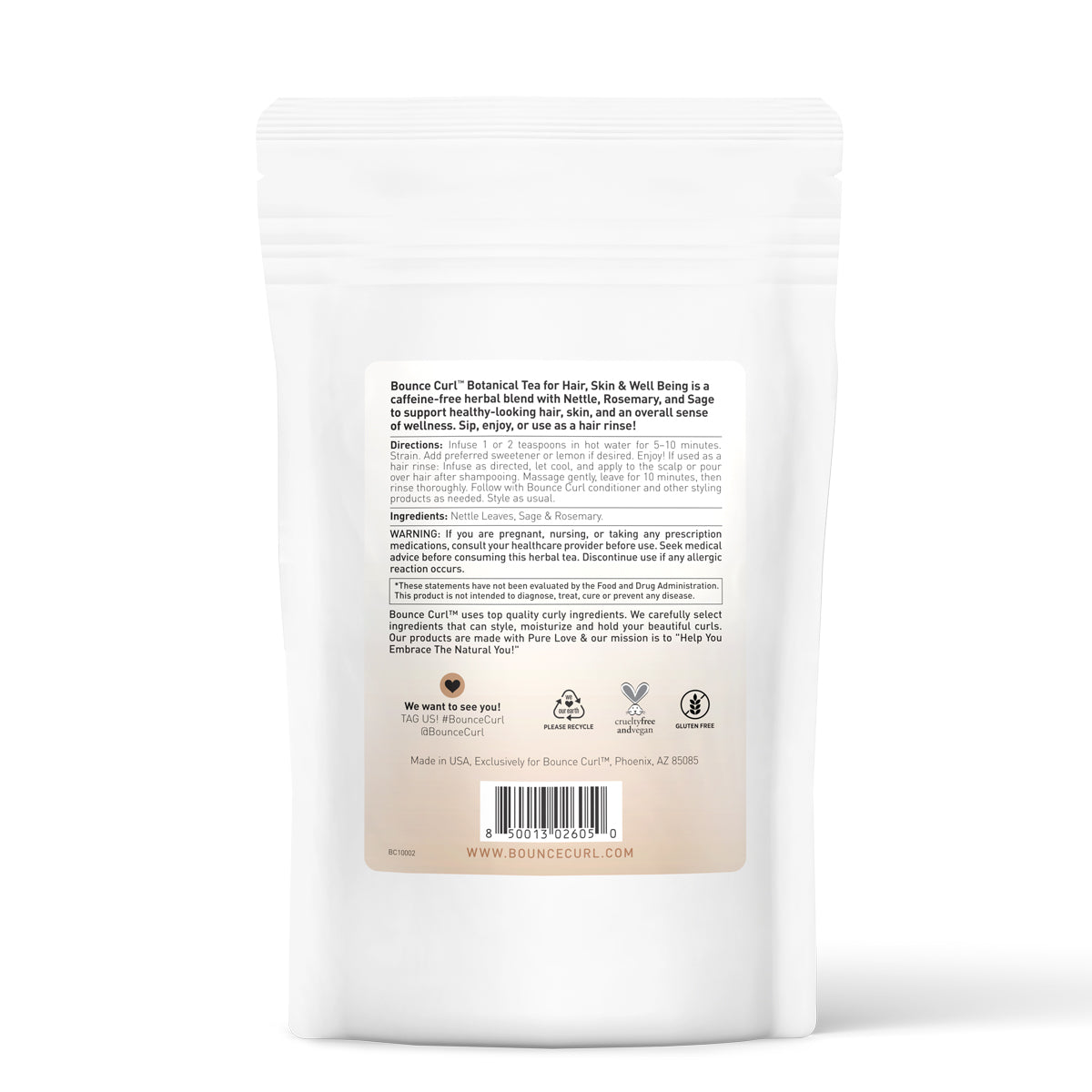 Botanischer Tee für Haare, Haut & Wohlbefinden