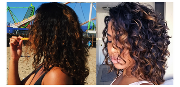 Alexandra's curly transformation. Bounce Curl hair blog.
