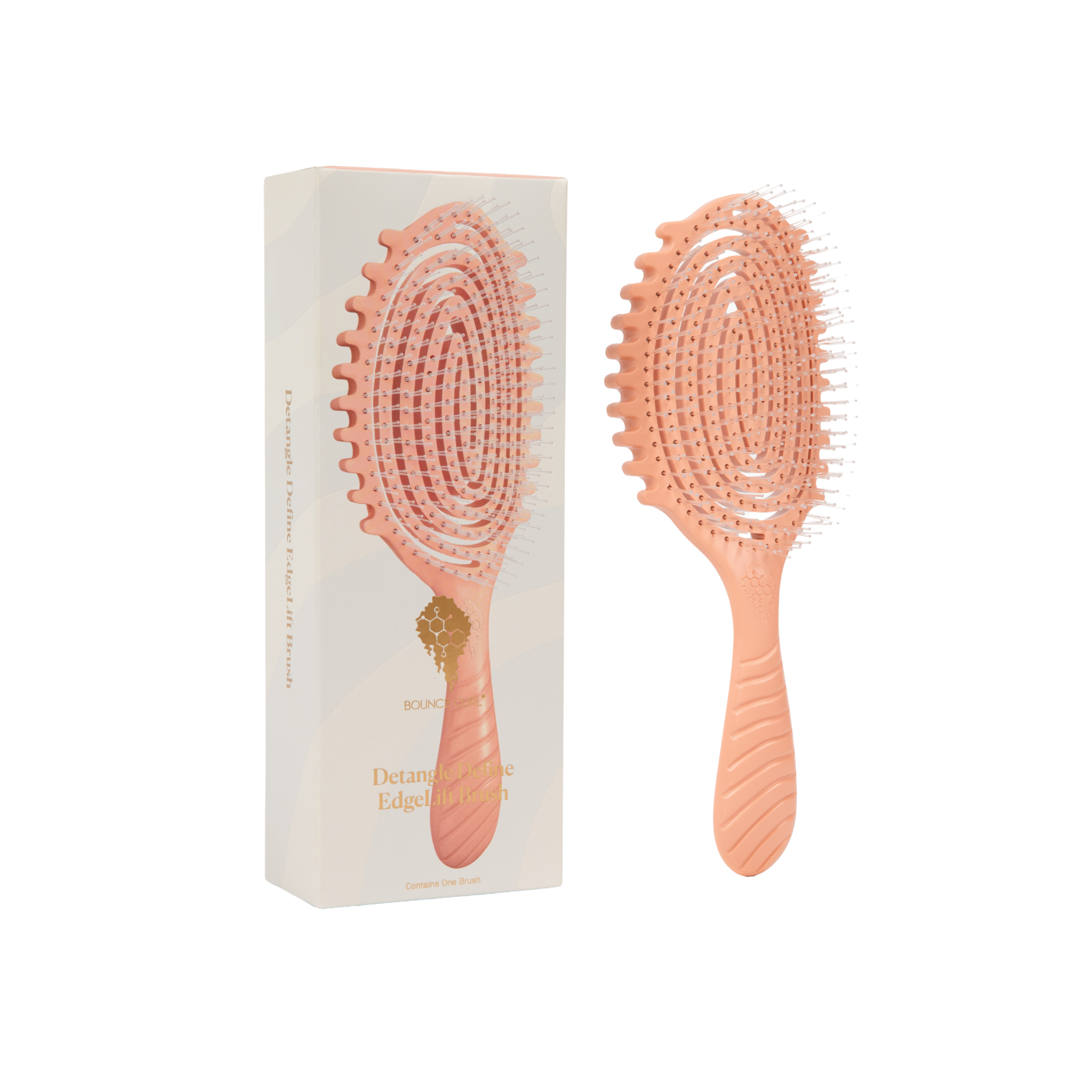 Brosse Démêle, Définit et Rehausse les Racines