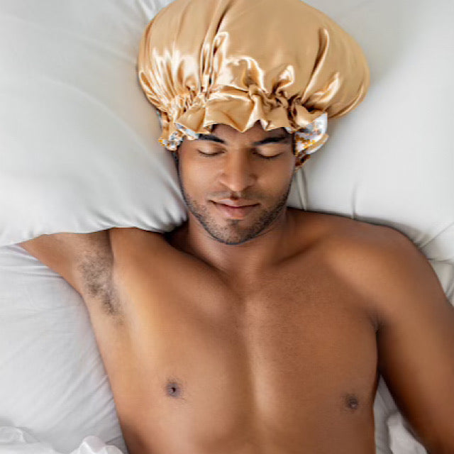 Night Cap Satin Cap For Men Curly Hair Mens Sleeping Cap For Men