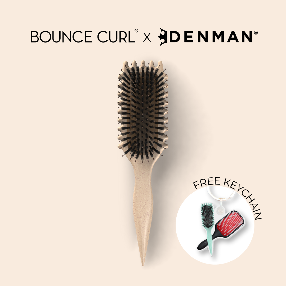 Bounce Curl x Denman Brush Besties Keychain Collab