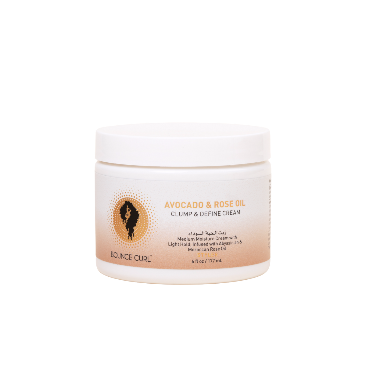 Avocado & Rose Oil Clump and Define Cream For Curly Hair — Bounce Curl
