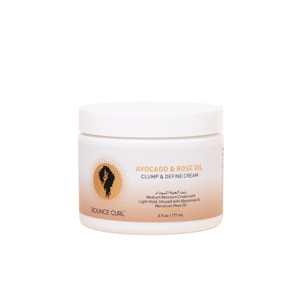 Avocado & Rose Oil Clump and Define Cream For Curly Hair — Bounce Curl