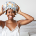 Bounce Curl Reversible Bonnet Lifestyle Image