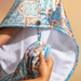 Bounce Curl Satin Microfiber Turban up close