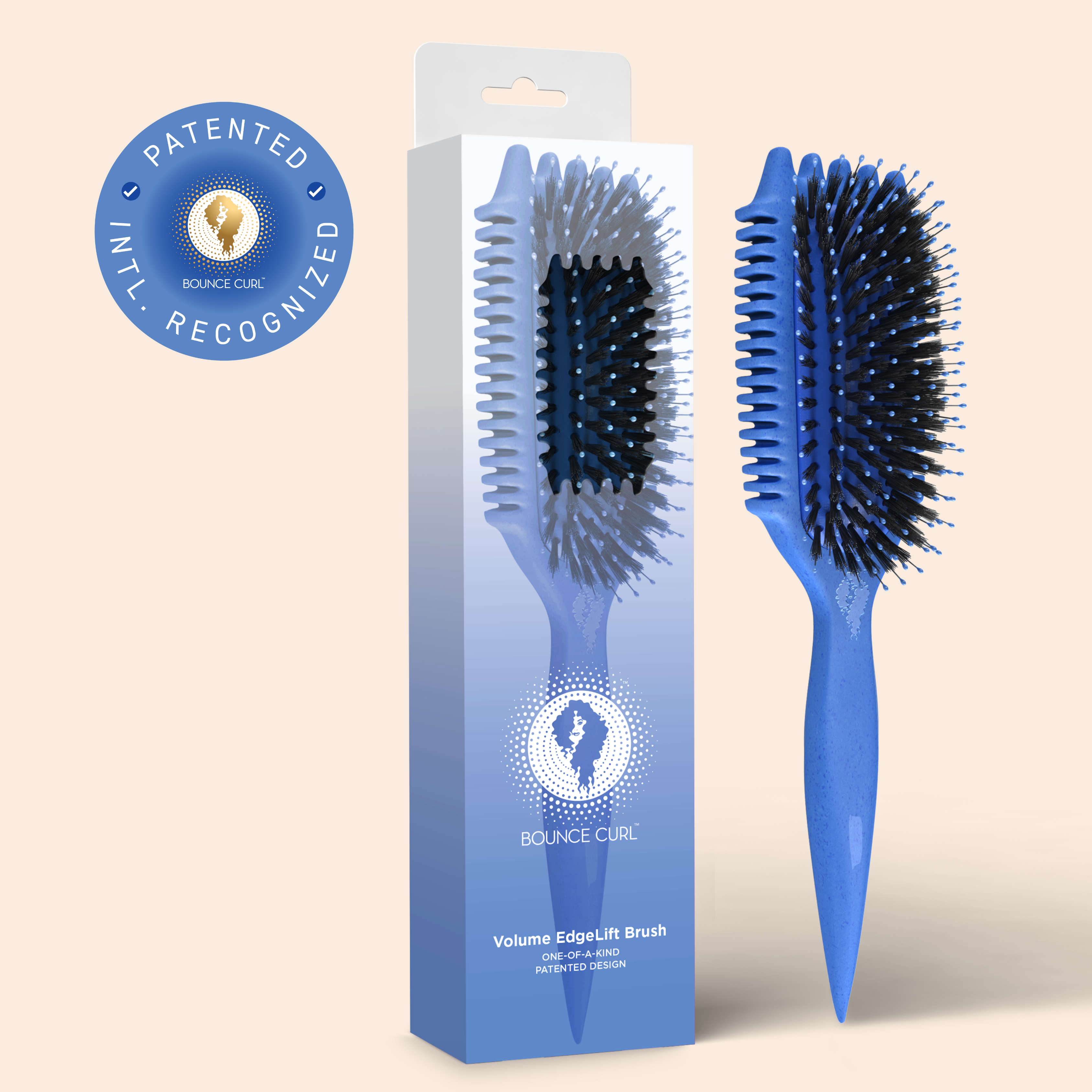 Bounce Curl Volume EdgeLift Brush - Blue